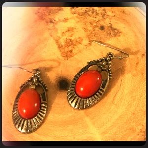 Red Agate earrings